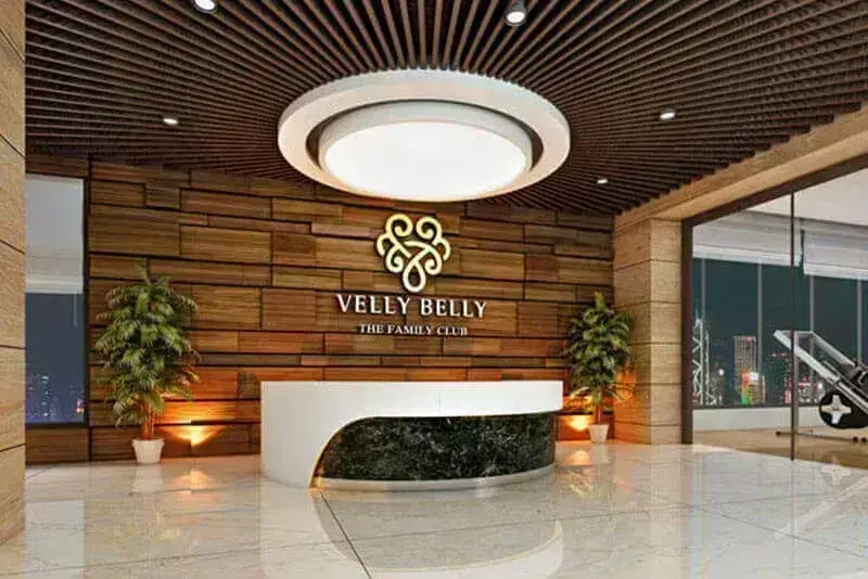 Gym Reception Desk at Velly Belly Club