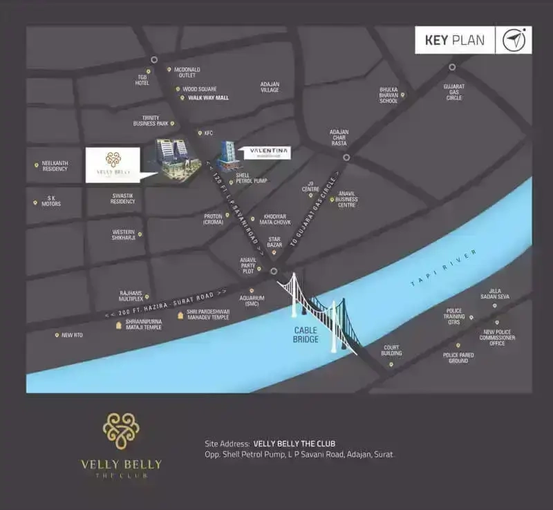 Velly Belly Location Map