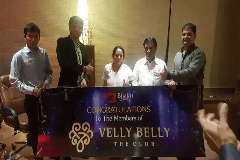 Velly Belly Club community member enjoying club activities
