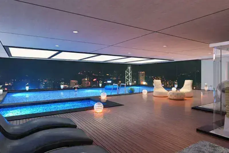 Outdoor Swimming Pool at Velly Belly Club