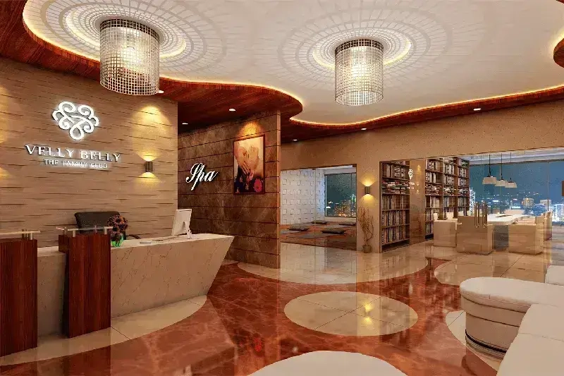 Luxury Spa Amenities at Velly Belly Club